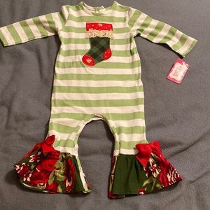 Ricrac and Ruffles new romper 18m